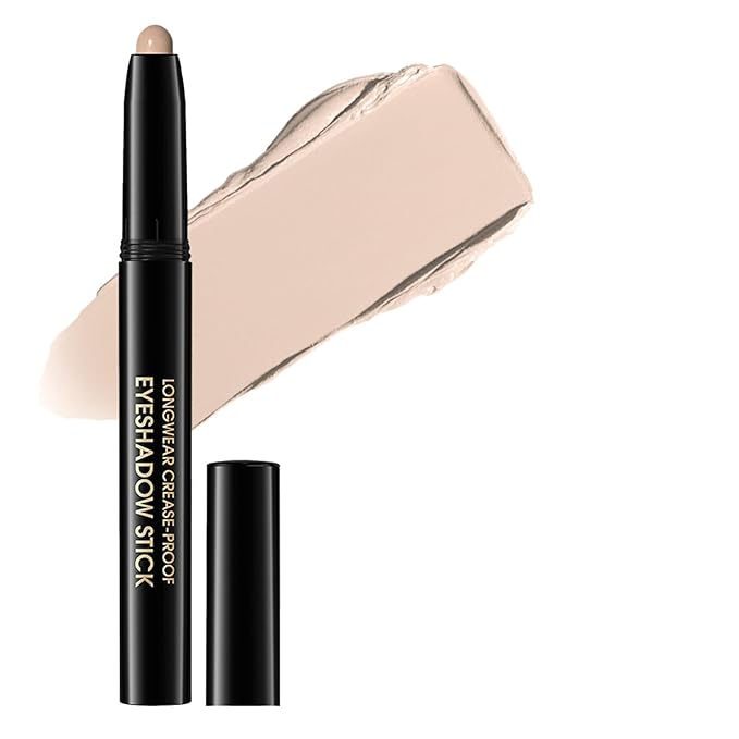 Matte Cream Eyeshadow Stick, Waterproof Eye Shadow Stick, Long-Lasting and Blendable High Pigmented Single Eyeliner Makeup for Women, 3 Desert