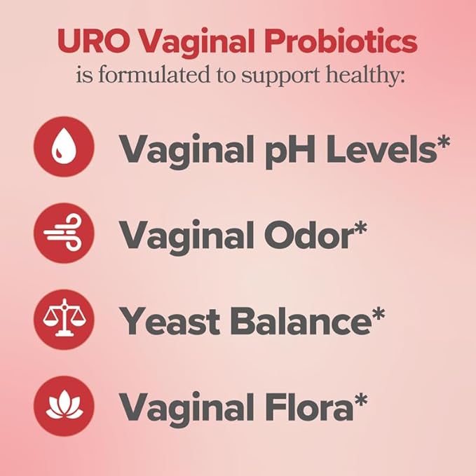 O Positiv URO Vaginal Probiotics for Women pH Balance with Prebiotics & Lactobacillus Probiotic Blend - Vaginal Health Supplement - Promote Healthy Vaginal Odor & Vaginal Flora, 60 Count (Pack of 3)