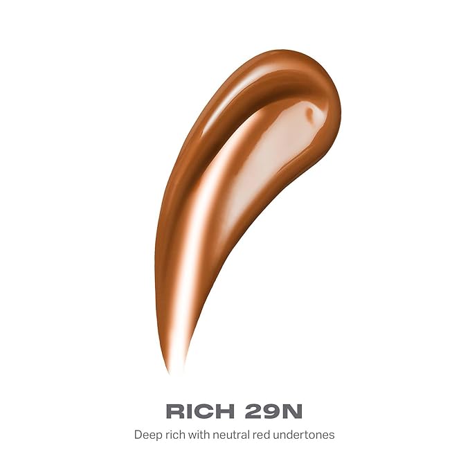 Morphe Lightform Dewy Foundation - Extended Hydration Foundation Makeup with a Lasting, Natural Radiant Finish - Long-Wearing Formula with Buildable, Medium Coverage - Rich 29N (1.01 fl oz)