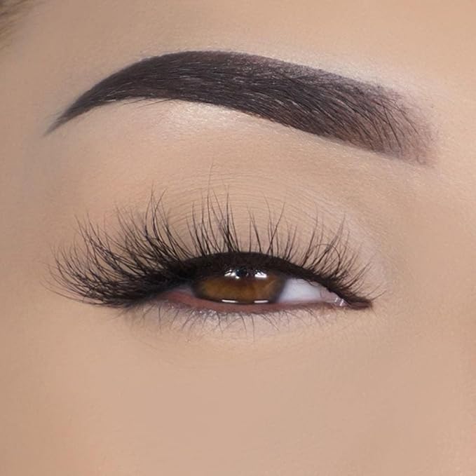 Lilly Lashes Milan 3D Mink Lashes, Mink Eyelashes, The Original Lilly Lash For Wispy & Natural Look, Reusable Eyelashes up to 25x, Fluffy Lashes, Strip Lashes, Lash Glue not Included