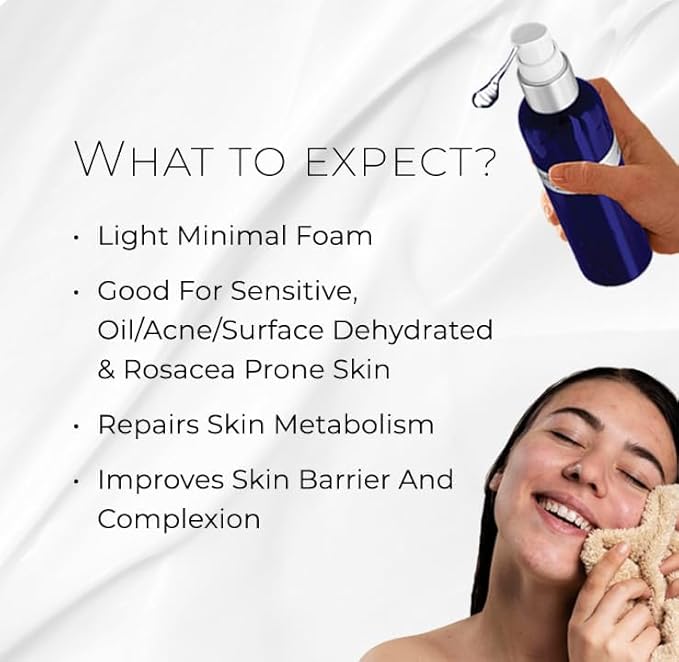 BIONOVA Bioactive Cleanser Oily Skin - Non-Foaming Facial Cleanser Provides a Gentle Deep Clean and Eliminates Excess Oil Face Wash (4.5 fl oz)