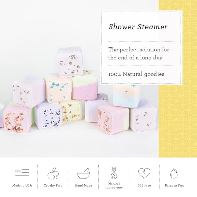 Lizush Luxury Spa Gifts for Women - 6 Piece Citrus Spa Gift Baskets for Women, Relaxation Birthday Gift Set, Handmade in the USA, Self Care Gift Sets For Wife, Mom, Co-Worker, Best Friend