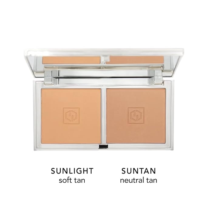 Jouer Sunswept Bronzer Duo 2 Complementary Shades Velvety Formula Matte & Shimmer Shades Vitamin E Talc, Paraben, Gluten & Cruelty Free