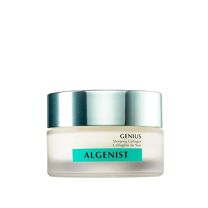 Algenist GENIUS Sleeping Collagen Night Cream - Firming Face Cream with Collagen, Collagen Amino Acids and Ceramides for a Visibly Smoother Complexion - Non-Comedogenic Skincare (2 oz)