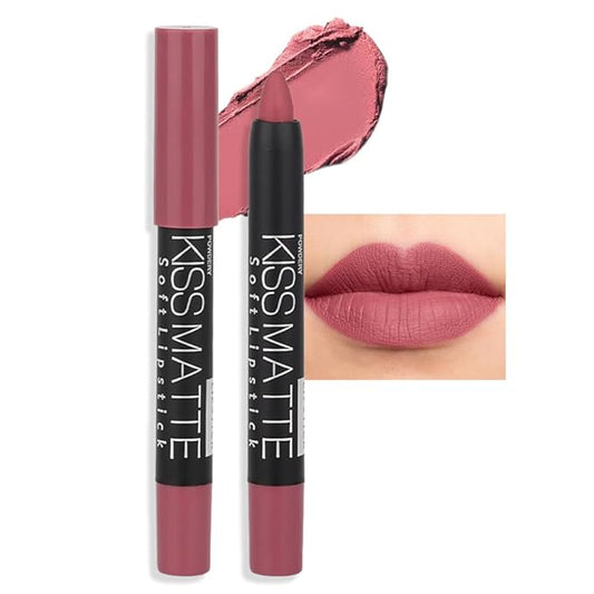 BINGBRUSH Smooth Longwear Lipstick Pack Set, Matte Color Stick Ultimate Lip Crayon for Makeup Collection - Waterproof Velvet Lipgloss Lip Stain (09#)