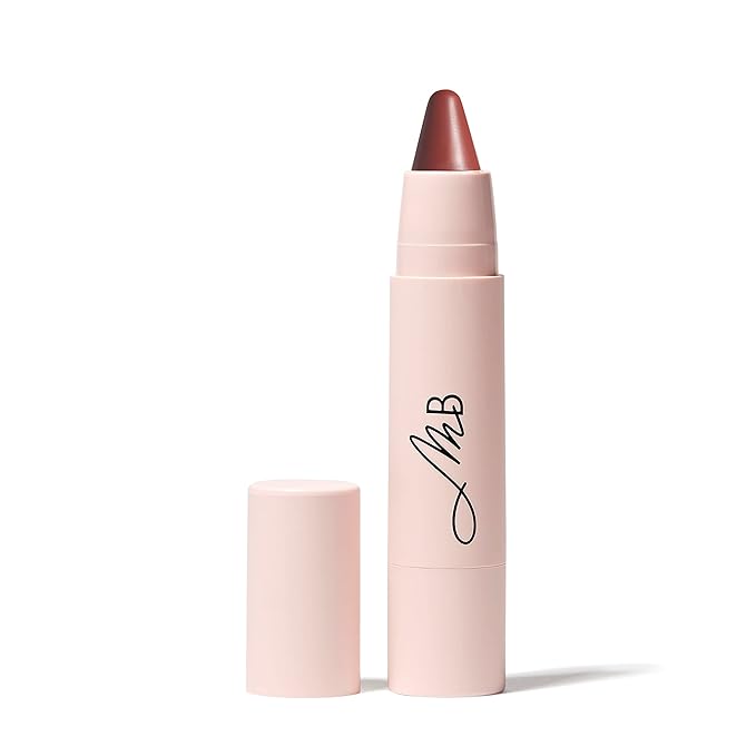 Monika Blunder Beauty Kissen Lush Lipstick Crayon - Valentina (Browny Muted Red) - Clean Beauty, Cruelty-Free, Vegan