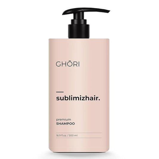 Sublimizhair Korean Herbal Shampoo for Dry & Damaged Hair | Hanbang Formula with Ginseng, Licorice & Tea Extracts | Gentle Scalp Cleansing | pH Balanced Shampoo | 500 ml / 16.9 fl oz