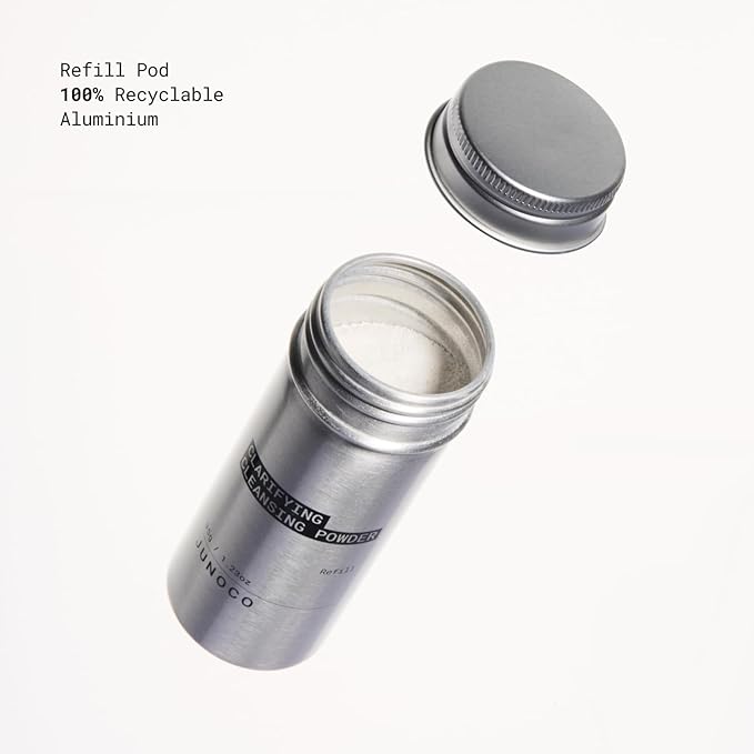 JUNO & Co. JADE Clarifying Cleansing Powder, Refill Pod Only for Effortless Cleanse with Exfoliating and Hydrating