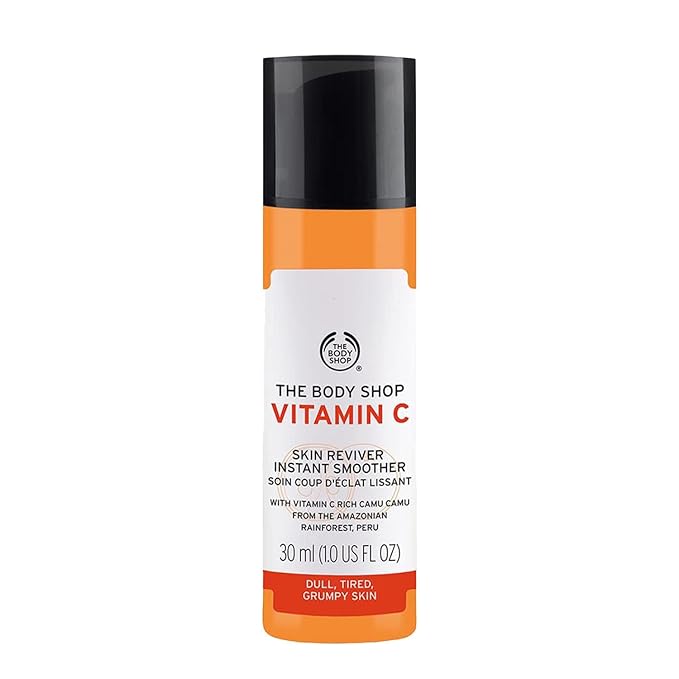 The Body Shop Vitamin C Skin Boost Instant Smoother – Refreshing, Skin-Softening Serum for Youthful Skin – Vegan – 1 oz