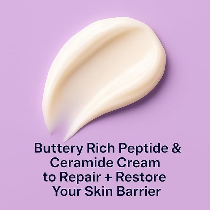 Bakuchiol Ceramide Peptide Face Moisturizer – Korean Vegan Skincare with 9 Peptides, Ceramides & Fermented Ginseng – For Fine Lines, Dry & Sensitive Skin, 1.7 oz