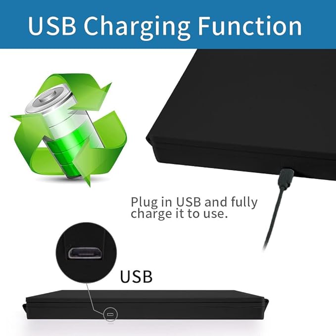 LED 360° Viewing Mirror for Hair Cutting and Styling, Adjustable Height Mirror with Lights for Grooming, Makeup and Shaving, Clear HD Glass, Portable for Bathroom or Travel (Black)