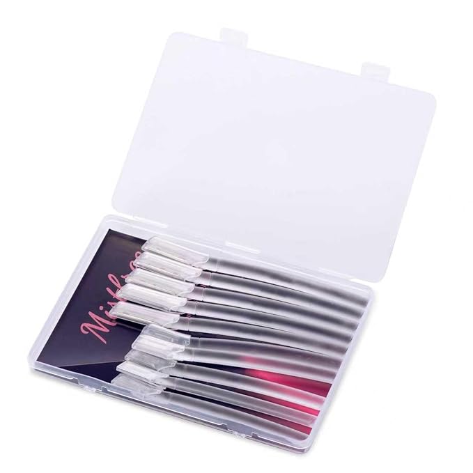 Dermaplane Razor for Women Face, 12 Pack Eyebrow Razor, Facial Razors with Micro Safety Blades, Peach Fuzz & Dead Skin Remover, Exfoliating for Smoother Skin & Easy Hair Removal