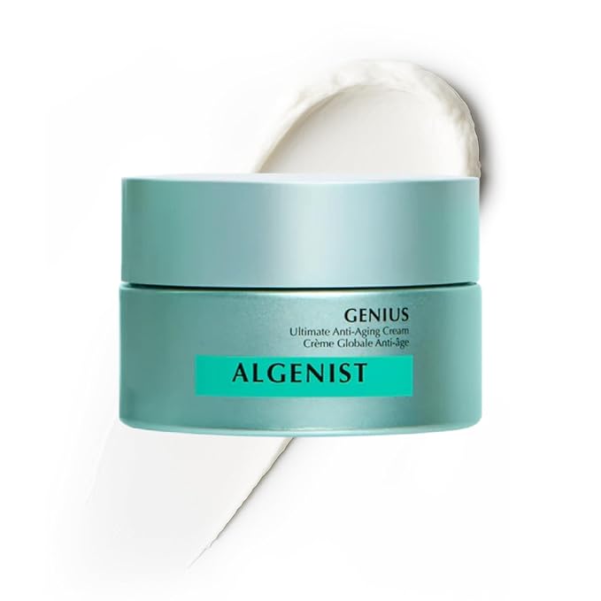 Algenist GENIUS Ultimate Anti-Aging Face Cream - Restoring Collagen Cream to Smooth, Brighten + Help Improve Skin's Radiance - Formulated with Patented Alguronic Acid and Microalgae Oil (2 oz)