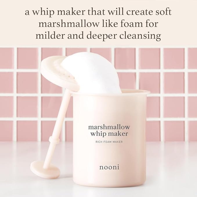 NOONI Double Cleansing Duo Gift Set & Marshmallow Whip Maker Bundle