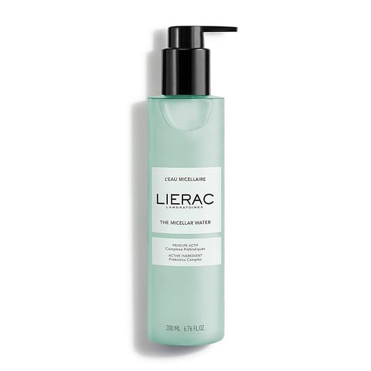 Lierac Demaquillant Micellar Water - Gentle Makeup Remover for Sensitive Skin, Cleanses - Moisturizes, Hydrating & Soothing, Eye Makeup Remover, Micellar Cleansing Water - 200ml