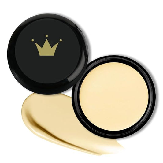 Kaely Pot Concealer Full Coverage, Under Eye Brightener Color Correcting Concealer for Dark Circles, Waterproof Foundation Face Makeup, Eye Ring Corrector de ojeras, 10 Yellow