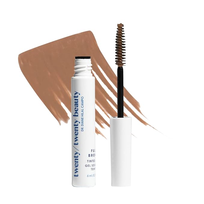 Full Brows Tinted Eyebrow Gel – Tinted Brow Gel for Fuller Eyebrows - Gentle & Safe for Sensitive Skin & Dry Eyes - Ophthalmologist Developed - Vegan, Cruelty-Free, Clean Ingredients (Blonde)