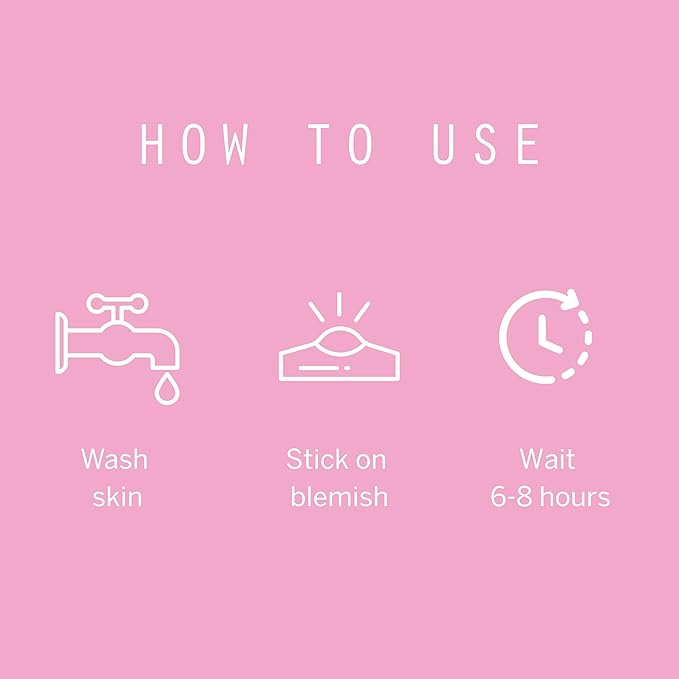 Dot Pimple Zit Patches for Face – Dermatologist Recommended & Ranked 1 for Most Effective Blemish Support – All Natural Hydrocolloid Acne Stickers with Vitamin C & Salicylic Acid (10 mm, 40 ct)