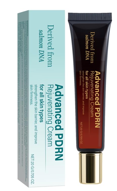 Advanced PDRN Rejuvenating Cream, 99% Pure Salmon DNA Collagen Gel Repair Cream, 0.7 oz, with Hyaluronic Acid and Niacinamide, Nighttime Skin Repair,Inspired Skincare