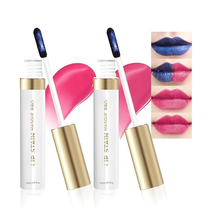 Lip Liner - Peel Off Lip Stain | Long Lasting Matte Lip Tattoo | Transfer Proof, Hydrating Formula with Hyaluronic Acid & Vitamin E | Vegan & Cruelty-Free | Ideal for All Skin Types(3+8# 2PCS)