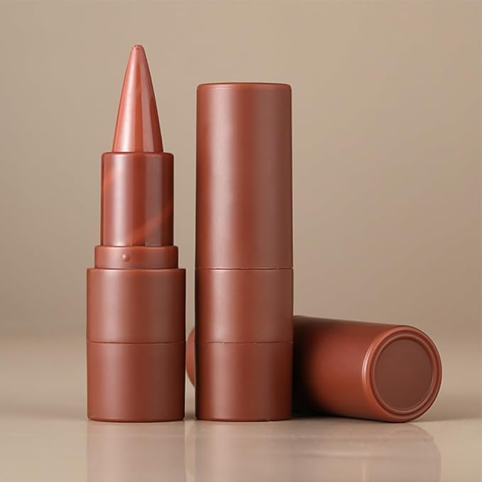 AMY'S DIARY Matte Crayon Lip Liner Lipstick Makeup, Precision Tip Matte Lip Crayon, Longwear Up To 24Hrs,Matt Lip Liner Make Up Smudge-Proof Lip Contour Waterproof for Women (Milk Tea, Regular)