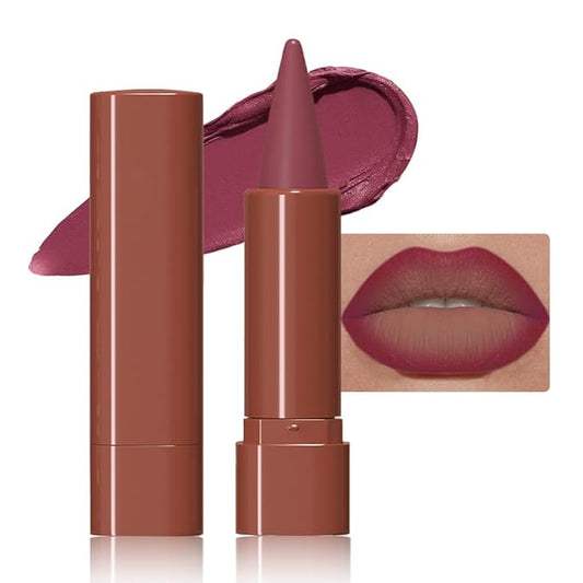 Nude Lipstick Lip Liner Matte Sets,Light to Dark High Pigmented Velvet Lipstick Lipliner for Daily Makeup,for Women Long Lasting Waterproof 24 Hours Lip Stick Lip Stain Makeup Gift Sets