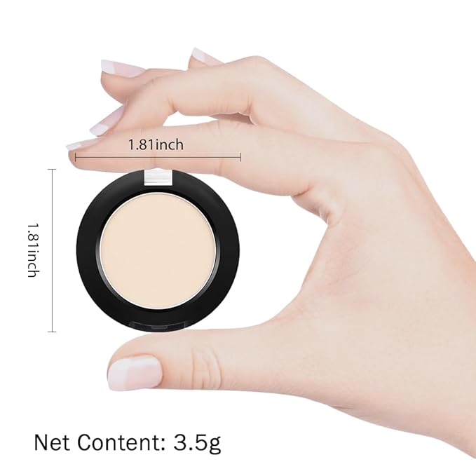 Monochrome Matte Eyeshadow Makeup Palette,Highly Pigmented Off-White Eyeshadow Palette,Matte Pressed Powder Eye shadow Makeup,Single Vegan Eye Shadow,Daily Evening Women Girls Eyeshadow Gift 06