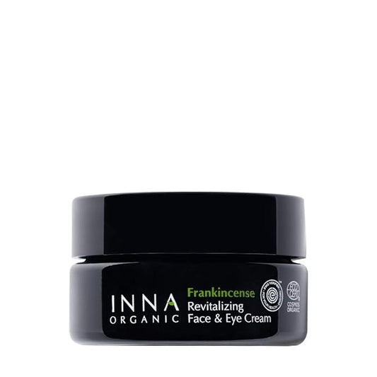 INNA ORGANIC Rejuvenating Face Cream, Anti-aging, Wrinkle Care, Fine Lines, Firm & Tightening, EWG & COSMOS Certified | Frankincense Essential Oils Infused Skin Care | Luxury Clean Beauty