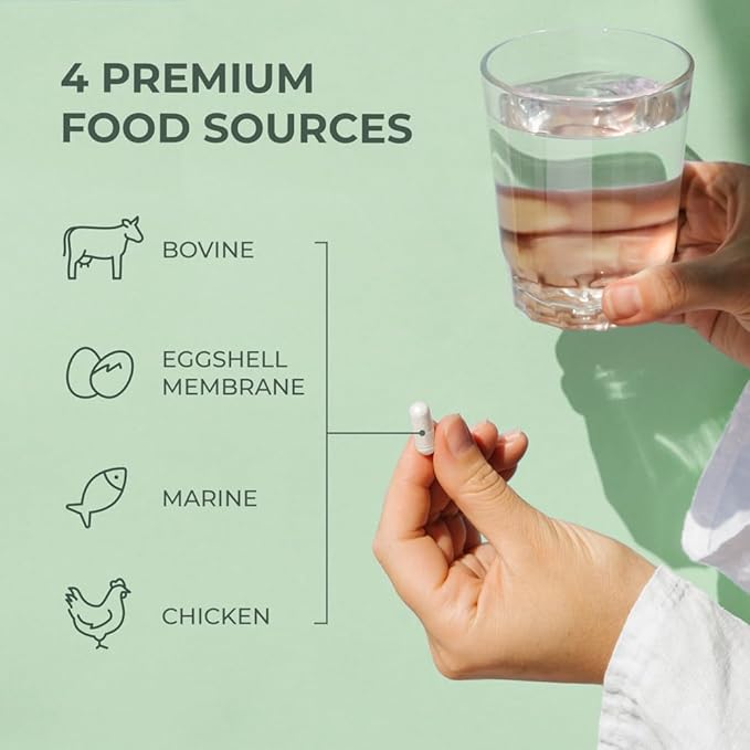 Primal Harvest 2 Pack, Multi Collagen Pills for Women and Men (Type I, II, III, V, X) Collagen Supplements for Women and Men, 120 Capsules w/Vitamin C for Hair, Skin, Nails Collagen Peptides Pills