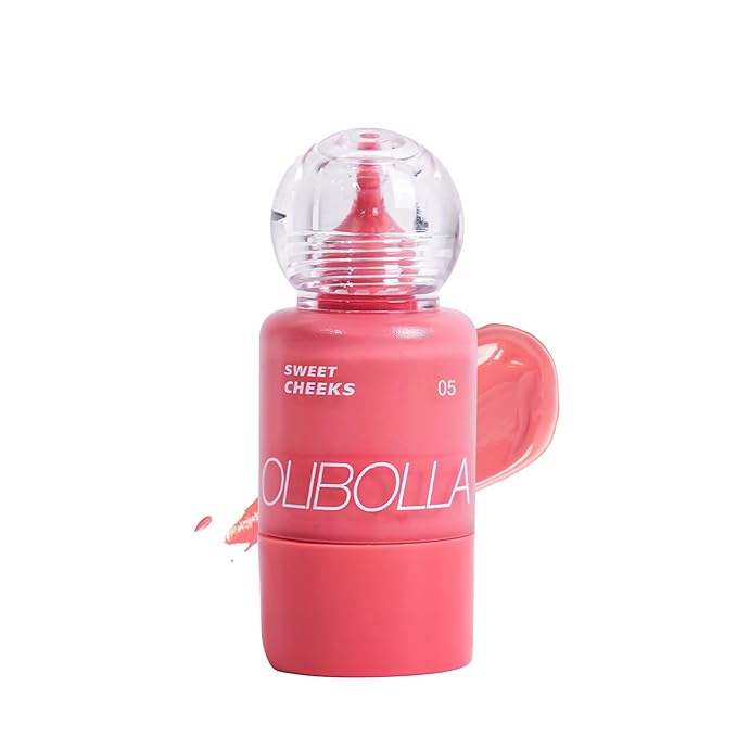 Liquid Blush, High Pigment, Buildable, Lightweight, for Radiant & Flushed & Dewy Cheeks, Long-lasting, Hydrating Cream Blush, For Dry Skin, 0.31 fl.oz