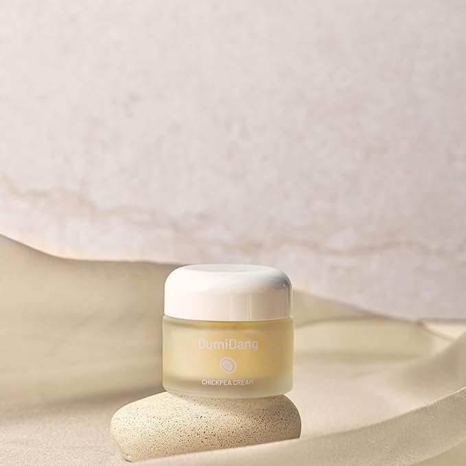 Chickpea Cream - Korean Traditional Vegan Skincare Formula, Deep Moisture Cream with Fermented Chickpeas, Squalane & Shea Butter, 50g | 1.76oz.