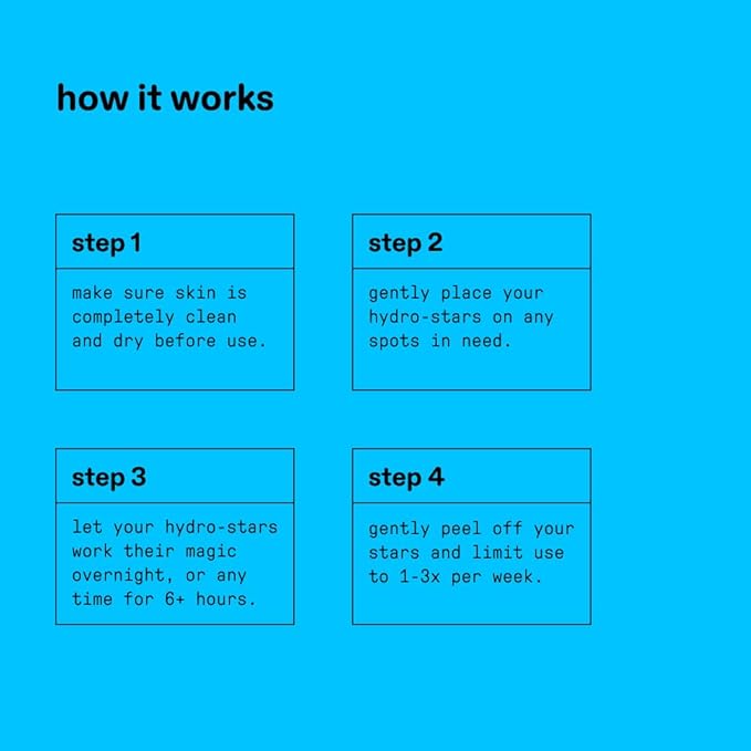 Starface Hydro-Star + Salicylic Acid Pimple Patches and Big Blue Compact, Helps Shrink and Soothe Deeper Spots, Cute Star Shape, Vegan, 32 count