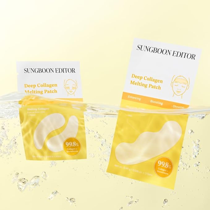 SUNGBOON EDITOR Anti Wrinkle TRIO: Cream in Serum & Collagen Patch & Serum Mist, Best Korean Glass Skin Care Set, Gifts for Mom