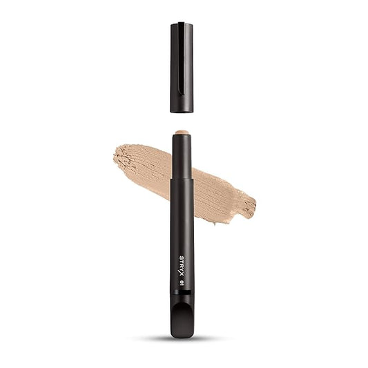 Stryx Concealer Stick Tool for Men, Light Cognac - Natural Pigments Hides Imperfections, Acne, Razor Burns, Scars, & Rosacea - Highly Adaptable Shades for Easy, Undetectable Coverage - All Skin Tones