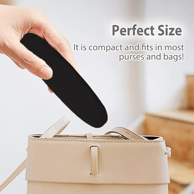 Travel Makeup Brush Holder Silicon Trendy Portable Soft Sleek Cosmetic Face Makeup Tools Organizer Container Small Case for Travel (BRUSHES NOT INCLUDED) (black-1pcs)