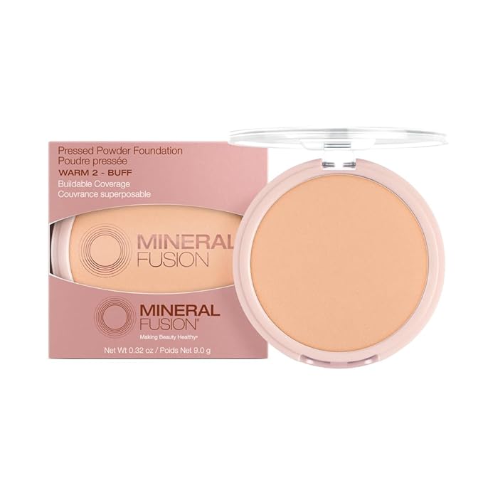 Mineral Fusion MF1001 Pressed Powder Foundation, 0.32 Ounce