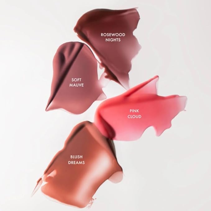 Summer Fridays Dream Lip Oil - Tinted Lip Oil with Moisturizing Sheer Coverage, High-Shine and Deep Hydration - Non-Sticky Formula for Long-Lasting Softness - Rosewood Nights (0.15 Oz)