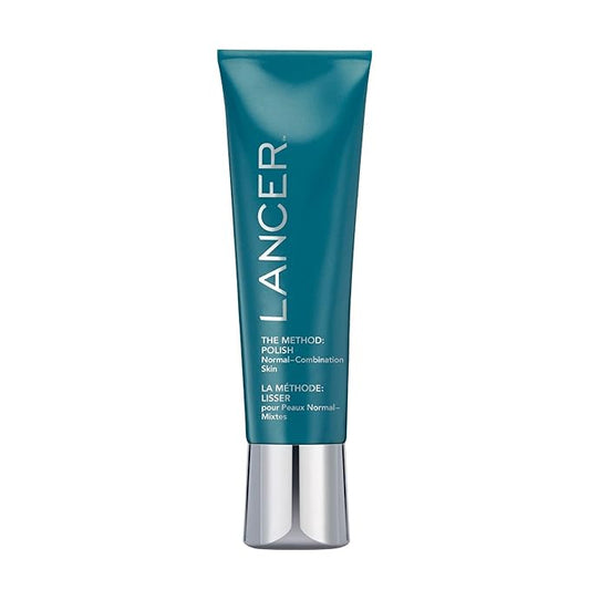 Lancer Skincare The Method: Polish Facial Exfoliator, Daily Exfoliating Face Scrub with Natural Minerals, Normal Combination Skin, 4.2 Fluid Ounces