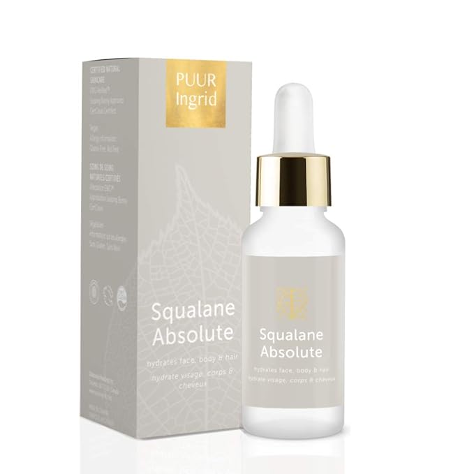Squalane Absolute - EWG VERIFIED, for Skin Texture, Tone, and Youthful Radiance, 30ml/1oz