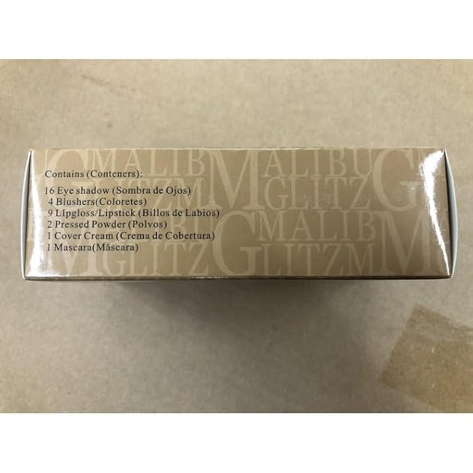 Makeup Kit with 16 Eye Shadows, 4 Blushers, 9 Lipgloss, 2 Pressed Powder, 1 Mascara, 1 Cover Cream - Create Stunning Looks with Ease