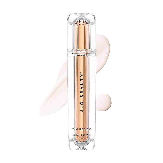 JLO BEAUTY That JLo Glow Face Serum, Skin Care Facial Serum that Helps Tighten, Plump, Glow, and Hydrate, Antioxidant Rich Formula Made with Squalane to Support Skin Elasticity & Skin Firmness, 1.5 Oz