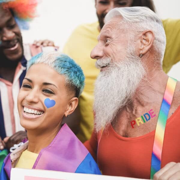 Stencil1 - Pride Makeup Stencil Durable Quality Reusable Stencils United States Stencil America for Parades, Parties and More!