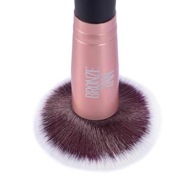Bronze Tan Self Tanning Brush for Face and Kabuki Self Tanner Brush for Sunless Tanner - Self Tan Applicator for Face - Self Tanning Face Brush - Substitute for Face Tanning Mitt