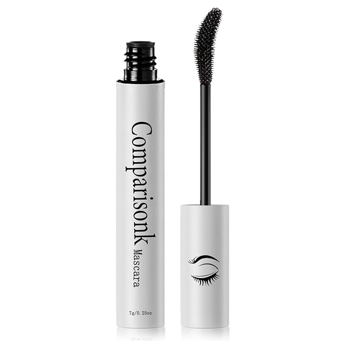 Tubing Mascara for Older Women 60 Plus - Mascara Volume and Length for Sensitive Eyes Waterproof, Sweatproof, 24 Hours Long-Lasting Makeup, No Caking & Smudging, Hypoallergenic (Black)