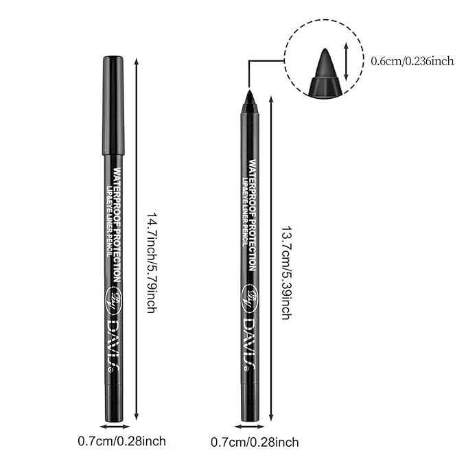 3 Colorful Eyeliner Pen Set, Eye Shadow Pencil, Pearl Eyeliner Kit Metallic Glitter Colored Eye liner for Women Eye&Lip Liner Professional Waterproof Eye Makeup (3PCS A)