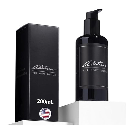 Alitura Naturals Organic Face & Body Lotion – Anti-Aging Moisturizer with Olive Oil & Acai Butter – Hydrating Cream for Dry, Sensitive & Aging Skin – For Men & Women – 200ml