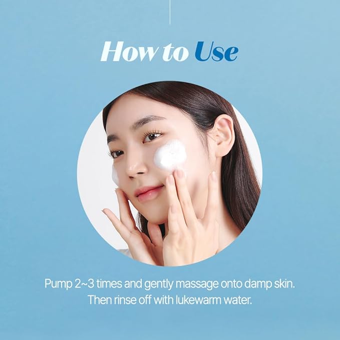 ETUDE Soonjung pH 6.5 Whip Cleanser, Face Wash for Sensitive Skin, Soft Bubble, Hypoallergenic Cleansing, Low pH Level, Fragrance-Free, Panthenol, Madecassoside, Korean Skin Care, Beauty (8.45 Fl Oz)