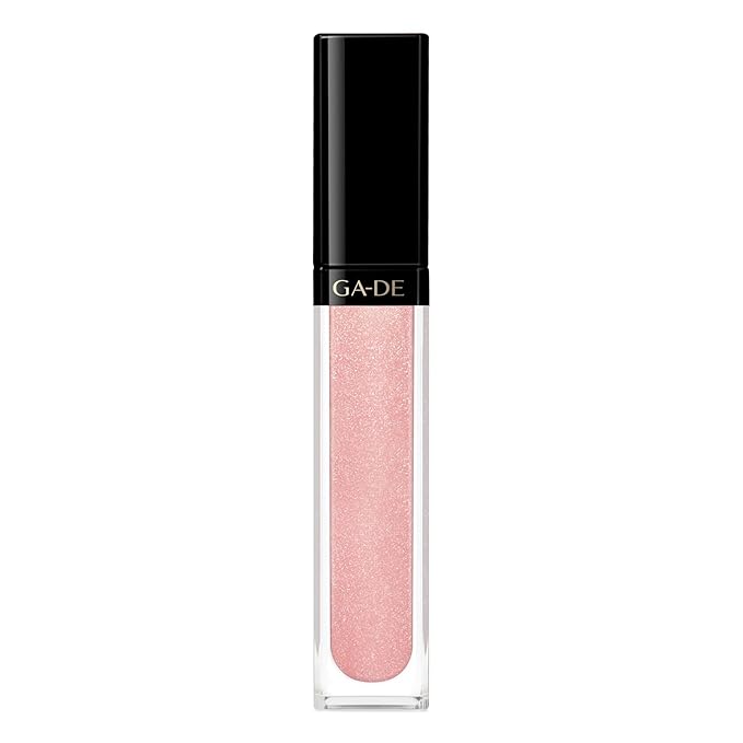 GA-DE Crystal Lights Lip Gloss, 823 - Enriched with Light-Reflecting Crystal Pearls - Smooth Silky, Rich Color - Moisturizes and Adds Shine - 0.2 oz