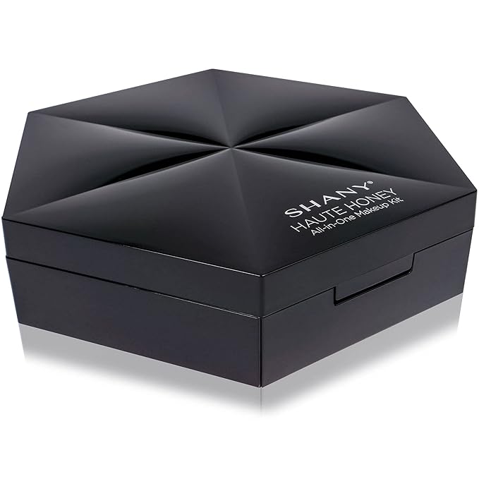 SHANY Haute Honey Makeup Set - All-in-One Makeup Kit with 80 Eyeshadows, 32 Lip Colors, 6 Gel Eyeliners, 4 Face Powders, 4 Blushes, and 4 Eyebrow Powders