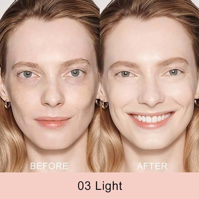 Kaely Pot Concealer Full Coverage, Under Eye Brightener Color Correcting Concealer for Dark Circles, Waterproof Foundation Face Makeup, Eye Ring Corrector de ojeras, 02 Fair